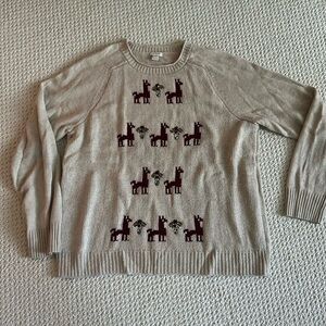 J.Crew Llama Sweater XXL